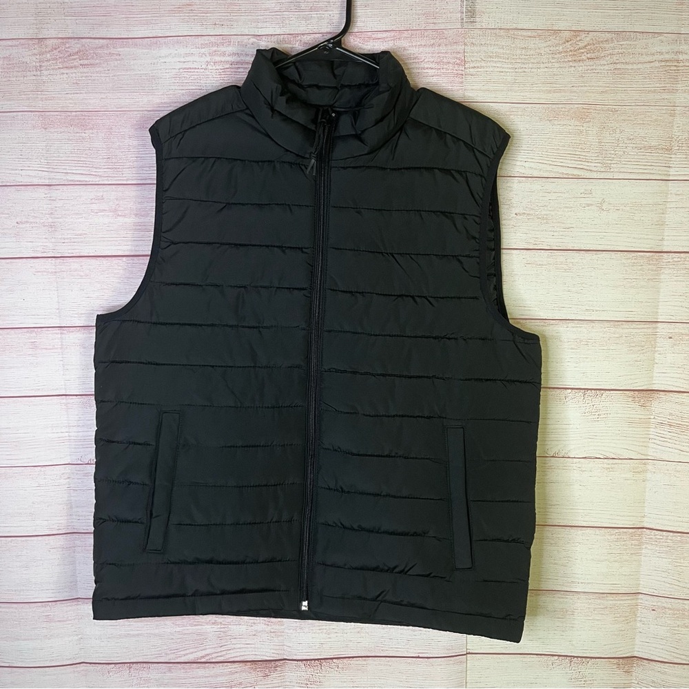 Aeropostale Black‎ Remixed Down Vest Size Medium